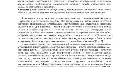 Photo of «Музыкальные инструменты и их роль»